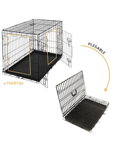 Jaula Kennel M-L