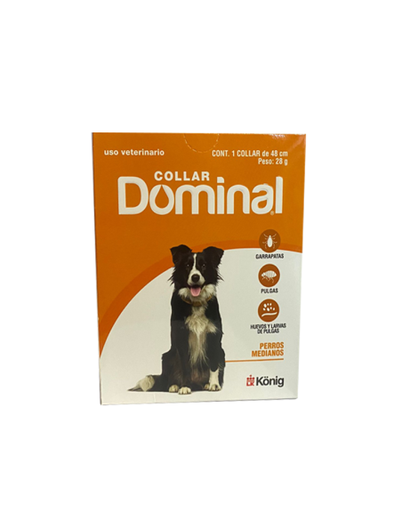 Collar Antipulgas Y Garrapatas Dominal Raza Mediana