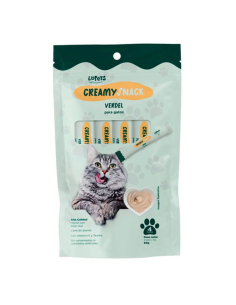 creamy gato adulto sabor verdel 60 Gr (15 Gr × 4 tubos)