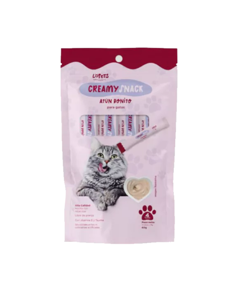 creamy snack sabor atun 60 Gr (15 Gr × 4 tubos)