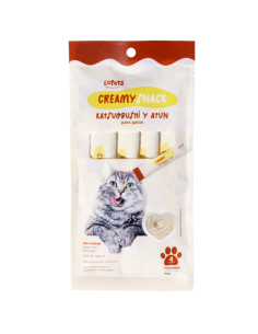 creamy snack sabor katsuobushi y atun 60 Gr (15 Gr × 4 tubos)