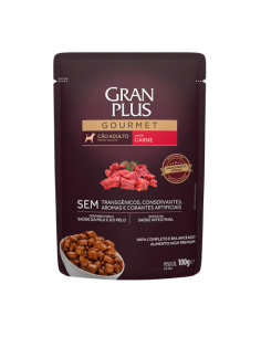 GRAN PLUS SOBRE PERRO ADULTO CARNE 100GRS