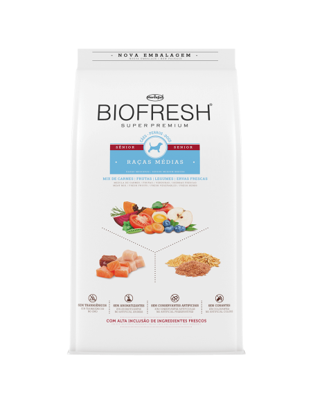 BIOFRESH perro SENIOR Raza MEDIANA 10KG