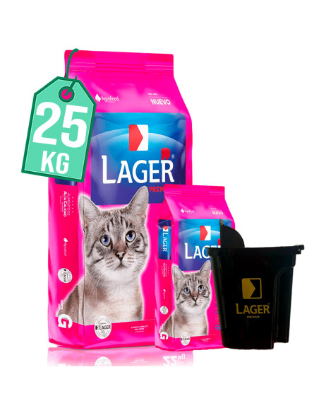 22kg+3kg combo Gato Adulto Lager 22kg+3kg combo Gato Adulto Lager