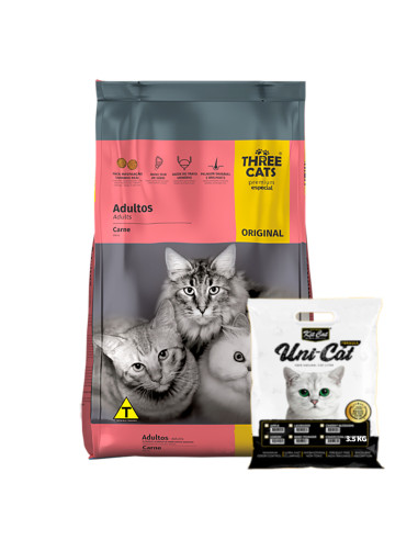 10 kg Adultos Three Cats