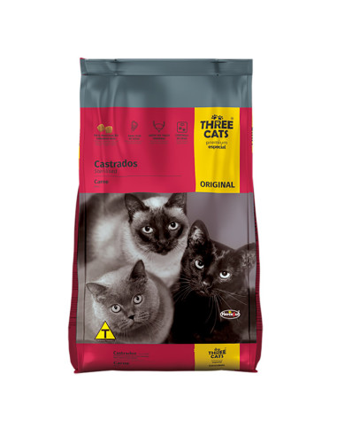 Three Cats ORIGINALgato ADULTO castrado 1kg