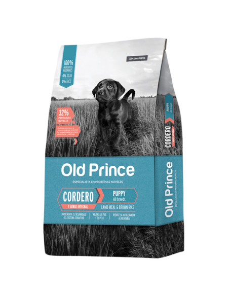 Old Prince Perro Cachorro Cordero 3 kg