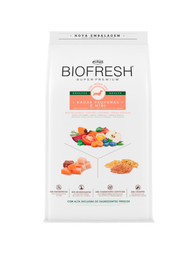 10kg PERRO ADULTO RAZA PEQUEÑA y MINI BIOFRESH