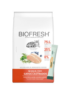 BIOFRESH GATO ADULTO CASTRADO POLLO 1.5KG