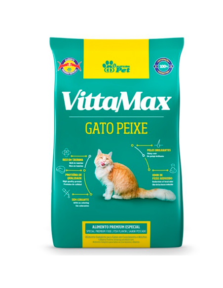 VITTAMAX GATO ADULTO PESCADO 10KG