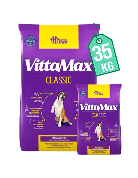 VITTAMAX CLASSIC PERRO ADULTO COMBO 25KG+10KG