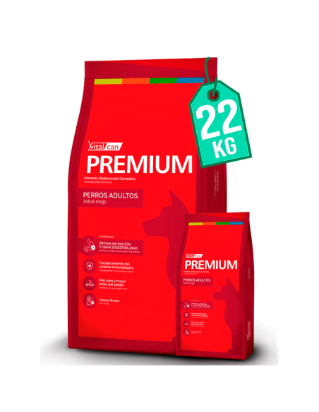 20kg+2kg perro adulto PREMIUM pollo VITALCAN
