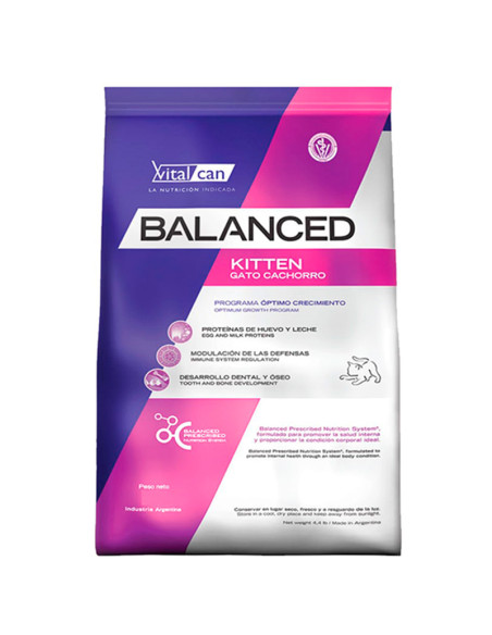 2kg Gato cachorro / kitten Balanced