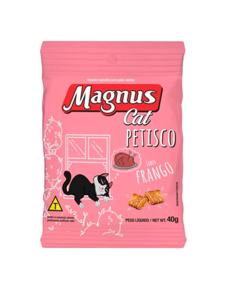 40GRS SNACK MAGNUS CAT, POLLO