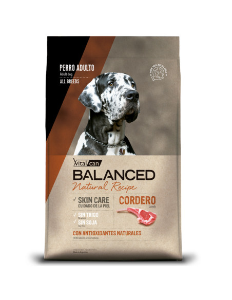 3Kg perro adulto Cordero Natural Recipe balanced