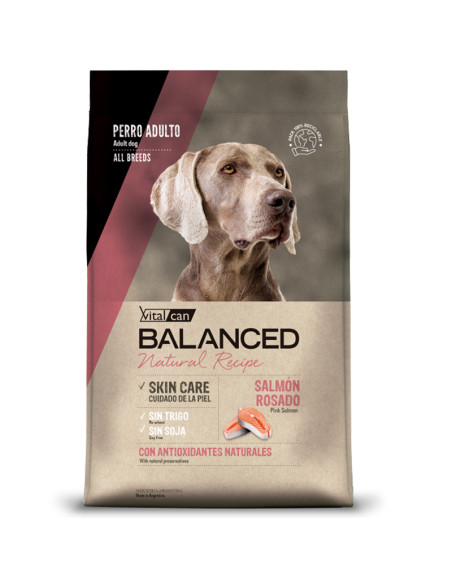 Balanced Natural Recipe perro adulto Salmón 3kg