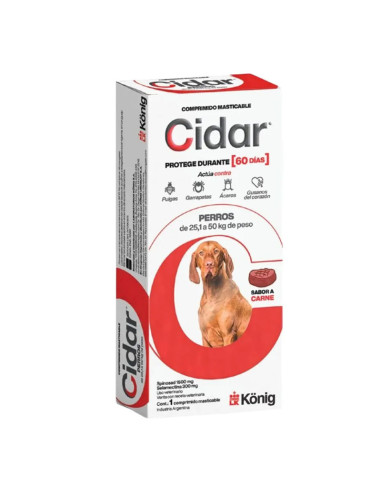 CIDAR ANTIPARASITARIO EXTERNO 25-50KG