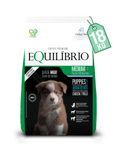 15KG+3KG PERRO CACHORRO RAZA MEDIANA EQUILIBRIO 2