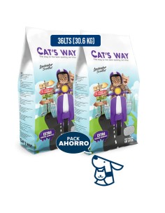 36LTS (30.6KG) arena catsway aglomerante LAVANDA