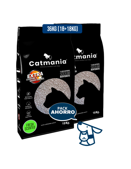 36kg (18+18kg) catmania bentonita sodica, fresh