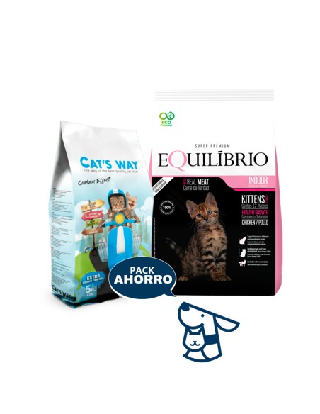 1,5 KG GATITO KITTEN GATO EQUILIBRIO +4.25KG CATSWAY