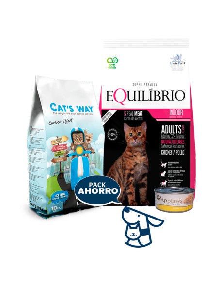 8,5 KG GATO ADULTO EQUILIBRIO + 8.5KG CATSWAY