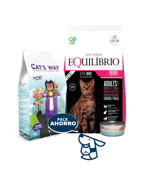 8,5 KG GATO ADULTO EQUILIBRIO + 8.5KG CATSWAY