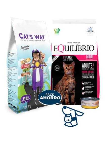 8,25 KG GATO ADULTO EQUILIBRIO + 15,3KG CATSWAY