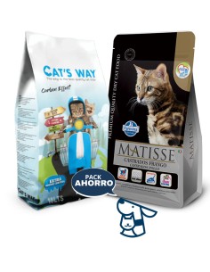 7.5KG GATO ADULTO POLLO CASTRADO MATISSE + 15.3KG ARENA AGLOMERANTE 2