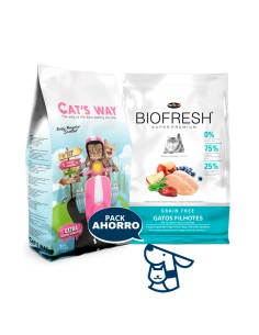 1,5 KG GATITO KITTEN GATO BIOFRESH POLLO+ 8.5KG CATSWAY