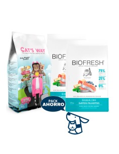 3 KG GATITO KITTEN GATO BIOFRESH SALMON+ 8.5KG CATSWAY