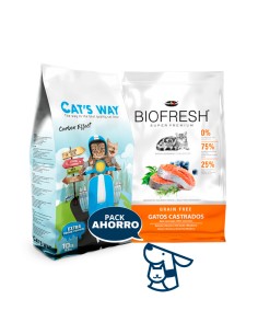1.5KG GATO ADULTO CASTRADO BIOFRESH SALMON+ 8,5KG CATSWAY 2