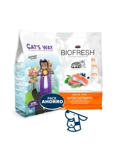 1.5KG GATO ADULTO CASTRADO BIOFRESH SALMON+ 8,5KG CATSWAY