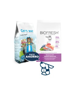 1.5kg GATO ADULTO BIOFRESH SALMON + 4.25KG ARENA CATSWAY