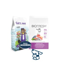 1.5kg GATO ADULTO BIOFRESH SALMON + 4.25KG ARENA CATSWAY 2