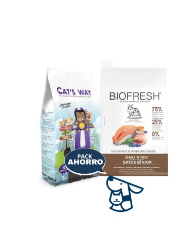 1.5kg GATO SENIOR BIOFRESH SALMON + 4.25KG ARENA CATSWAY