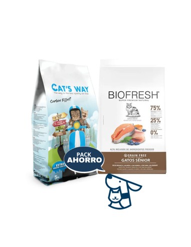 1.5kg GATO SENIOR BIOFRESH SALMON + 4.25KG ARENA CATSWAY