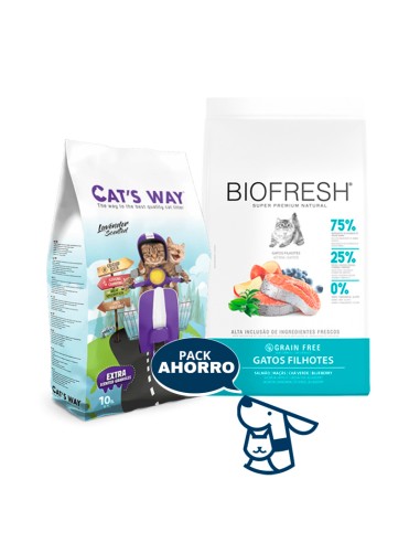 7,5 KG GATITO KITTEN GATO BIOFRESH SALMON+ 8.5KG CATSWAY