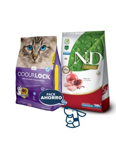 7.5KG GATO ADULTO NYD PRIME + 12KG ARENA ODOURLOCK 2