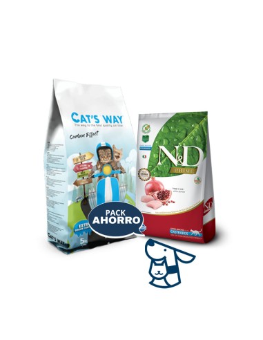 1.5KG GATO CASTRADO NYD PRIME + 4.25KG ARENA CATSWAY