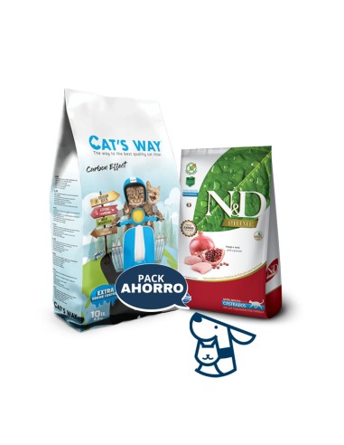 1.5KG GATO CASTRADO NYD PRIME + 8.5KG ARENA CATSWAY