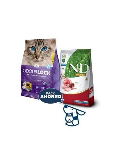 1.5KG GATO CASTRADO NYD PRIME + 6 KG ARENA ODOURLOCK