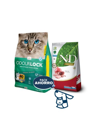 1.5KG GATO CASTRADO NYD PRIME + 12KG ARENA ODOURLOCK