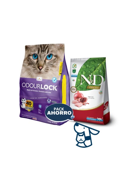 1.5KG GATO CASTRADO NYD PRIME + 12KG ARENA ODOURLOCK