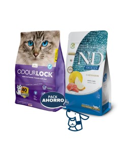 1.5KG GATO CASTRADO NYD OCEAN + 6KG ARENA ODOURLOCK