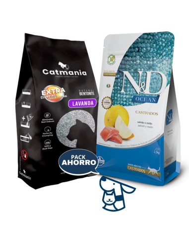 7.5KG GATO CASTRADO NYD OCEAN + 18KG ARENA CATMANIA