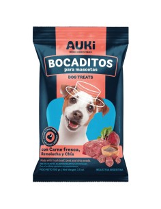 100grs bocaditos auki carne fresca
