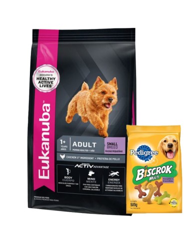 7,5kg perro ADULTO Raza PEQUEÑA EUKANUBA