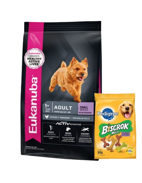 7,5kg perro ADULTO Raza PEQUEÑA EUKANUBA