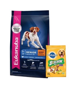 15kg perro SENIOR ADULTO 7+ raza mediana Eukanuba